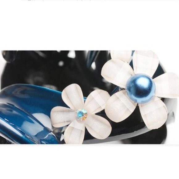 Something Blue Sapphaire Bue Small Hair Clip Claw - Picture 4 of 5